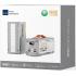 WiWU WI-P029 Armor 100W 50000mAh Power Bank multiple devices, including laptops and smartphones, Dual 100W USB-C, 22.5W USB-A Fast Charging Backup Battery with Built-in Flashlight- Silver